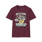 "Therapy? No. Just Vibes and Panic" T-Shirt