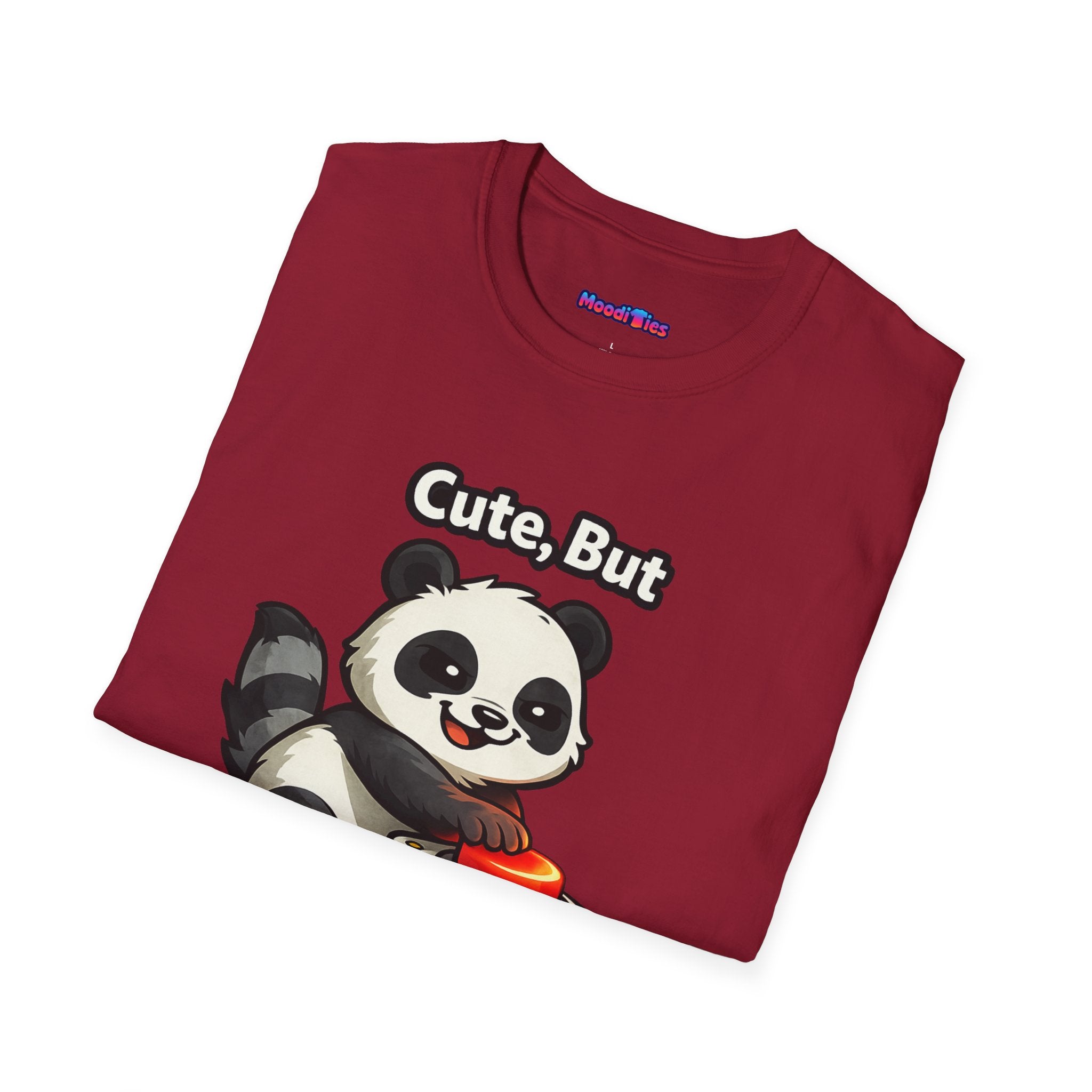 "Cute, But Will Escalate" Danger Panda T-Shirt