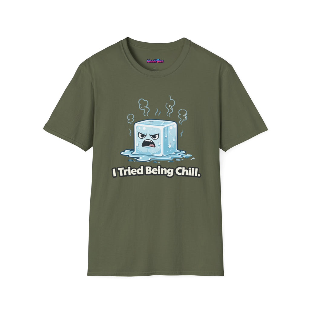 "I Tried Being Chill" Steaming Ice Cube T-Shirt