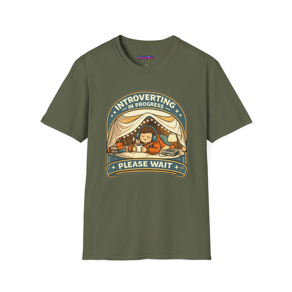 "Introverting In Progress, Please Wait" T-Shirt