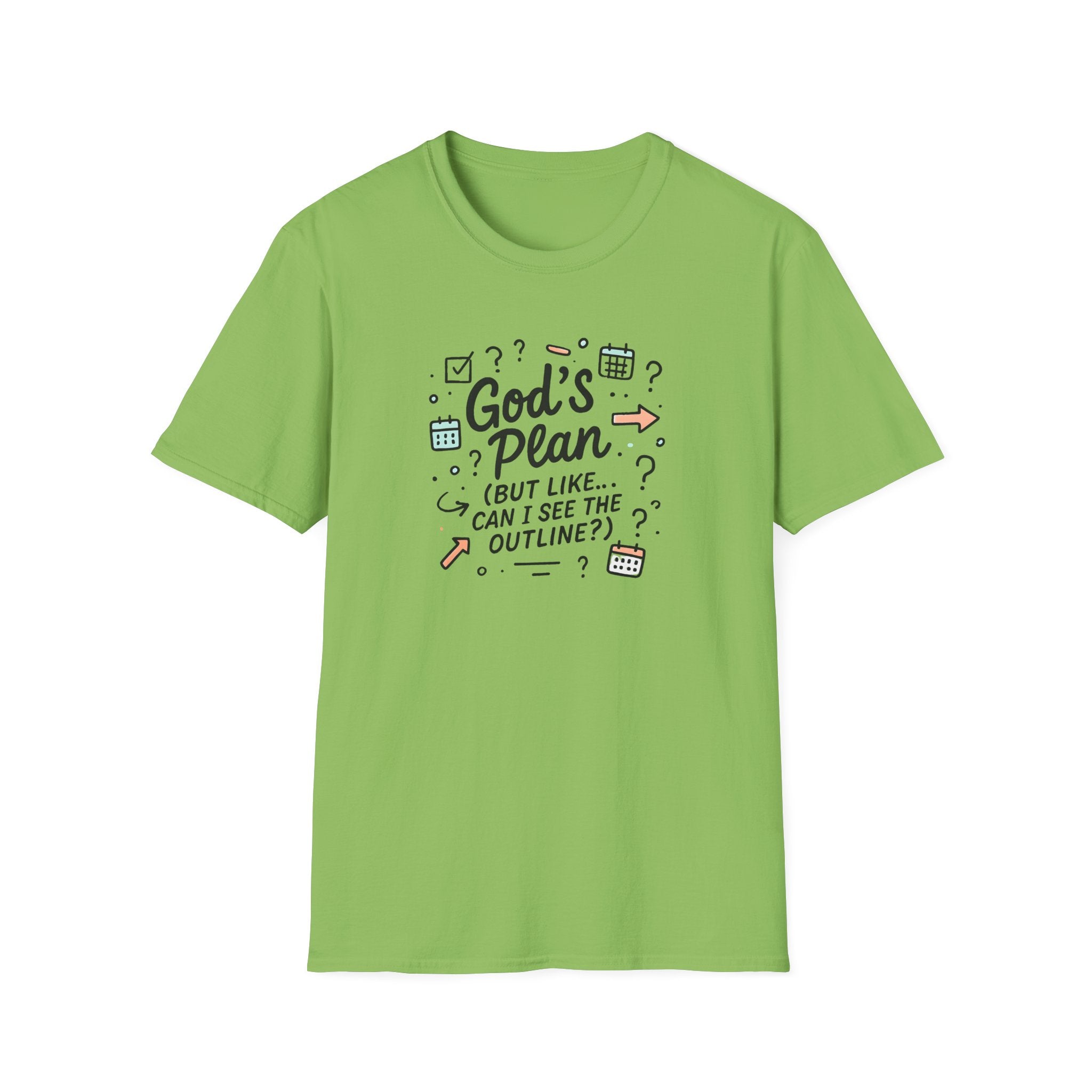 "God's Plan (But Like … Can I See The Outline?)" T-Shirt