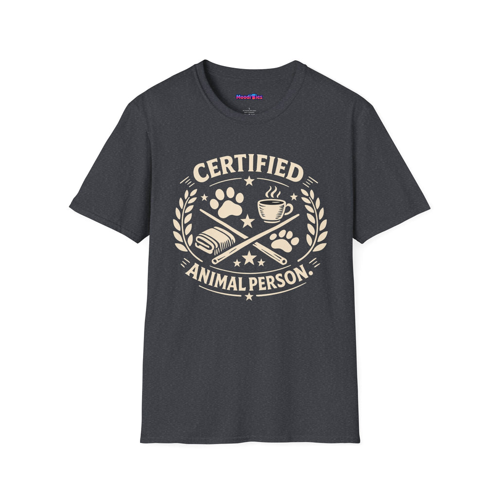 “Certified Animal Person” T-Shirt