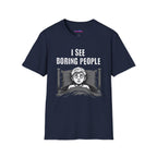 "I See Boring People" Spooked Boy T-Shirt