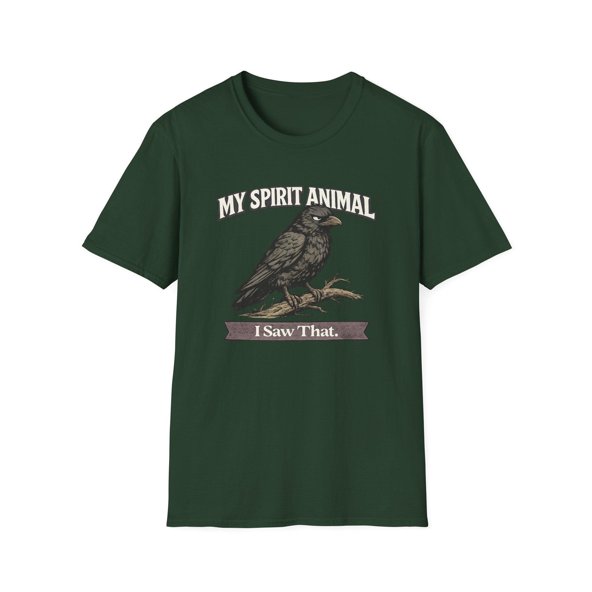 "My Spirit Animal: Crow (I Saw That)" T-Shirt