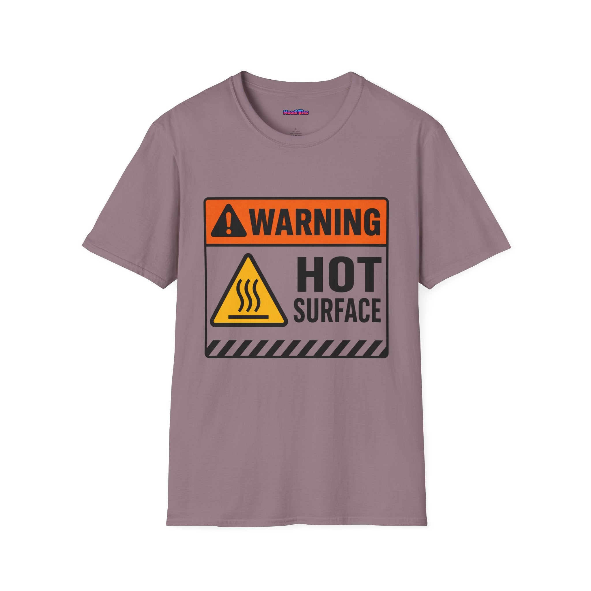 "Warning: Hot Surface" Warning Sign T-Shirt