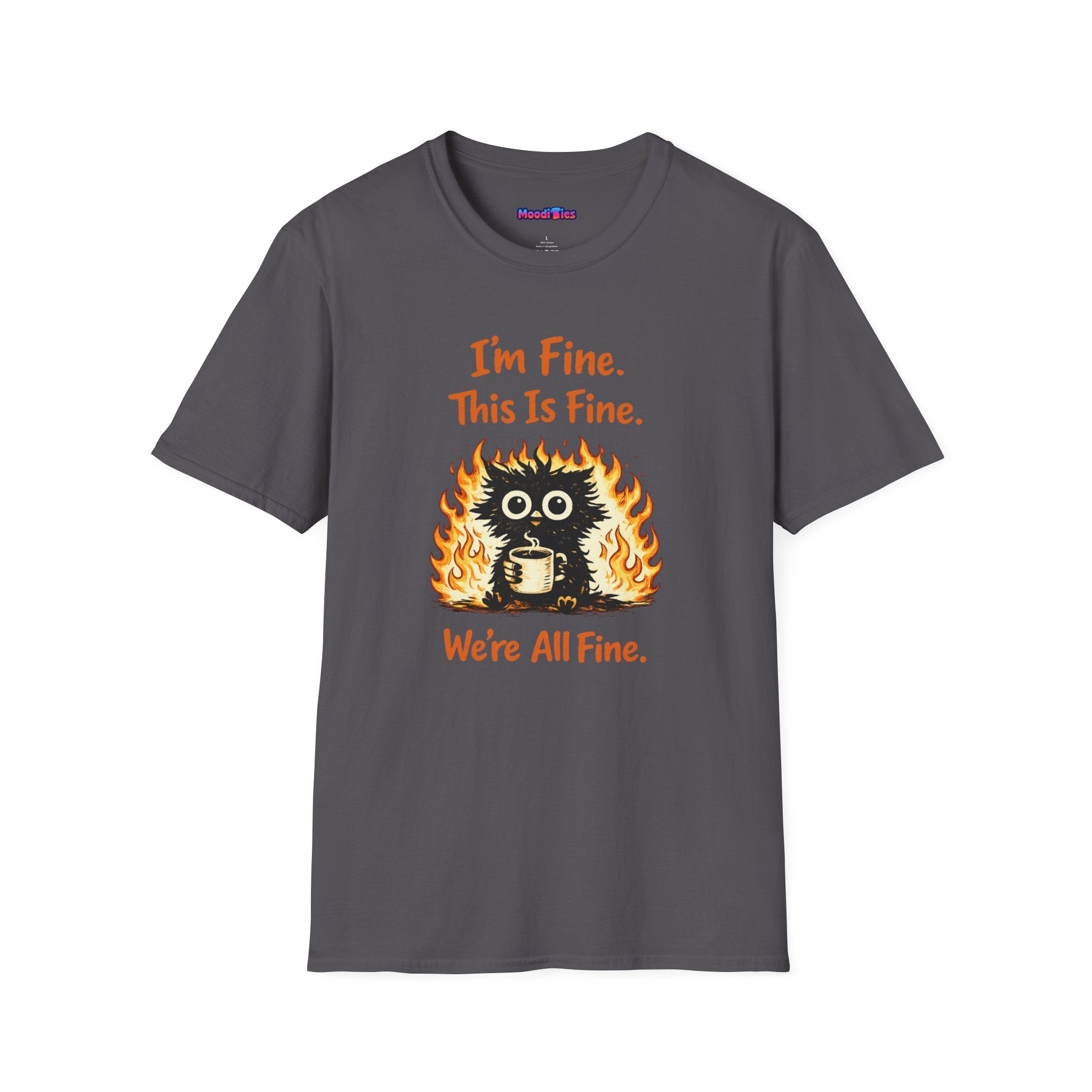 "I’m Fine This Is Fine We're All Fine" Fried Owl T-Shirt