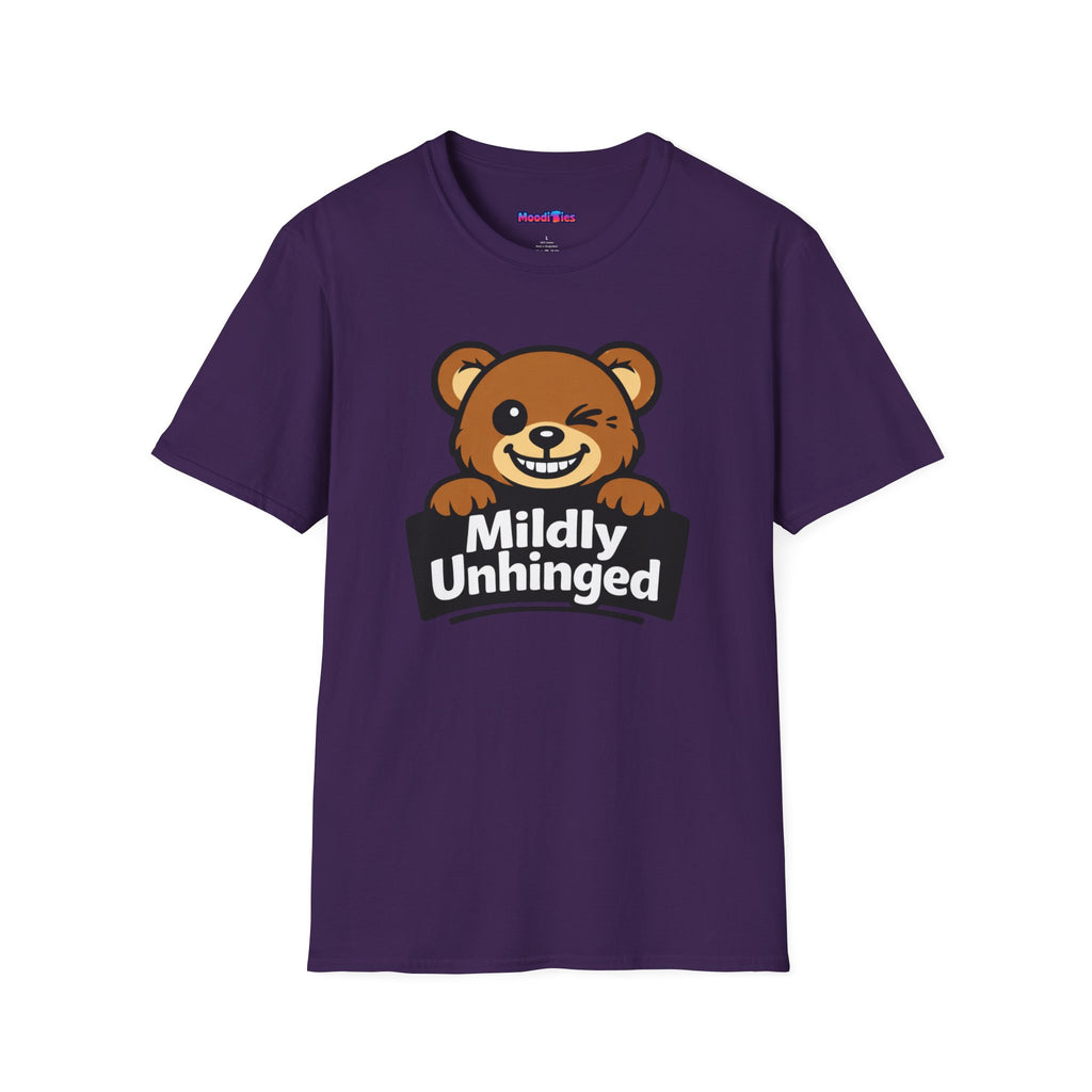 "Mildly Unhinged" Bear T-Shirt