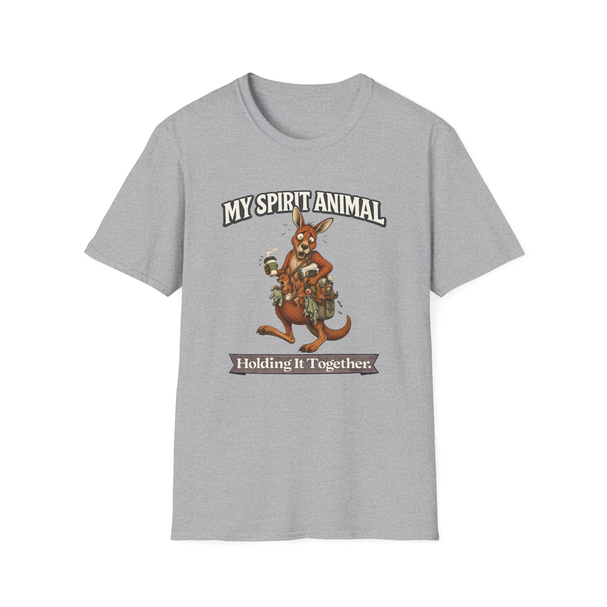"My Spirit Animal: Kangaroo (Holding It Together)" T-Shirt