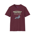 "Emotionally Available (For Foxes Only)" Cute Fox T‑Shirt