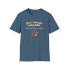"Emotionally Available (For Capybaras Only)” Capybara T-Shirt