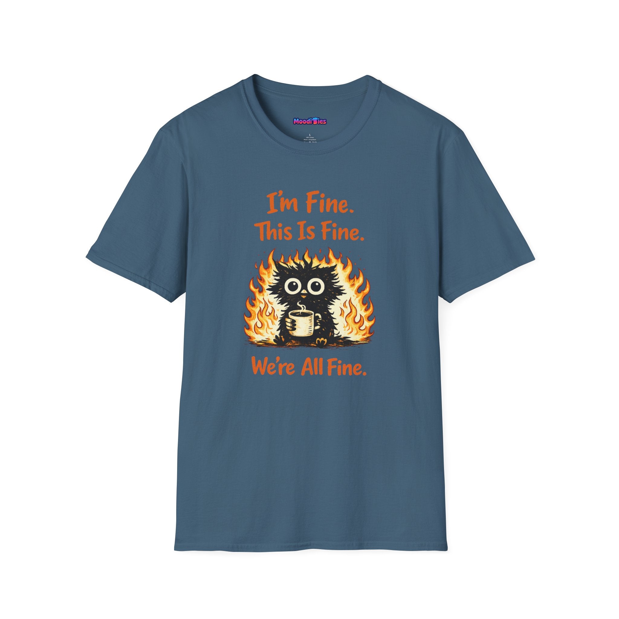"I’m Fine This Is Fine We're All Fine" Fried Owl T-Shirt