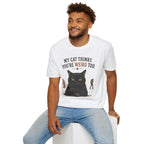"My Cat Thinks You're Weird Too." Grumpy Cat T-Shirt