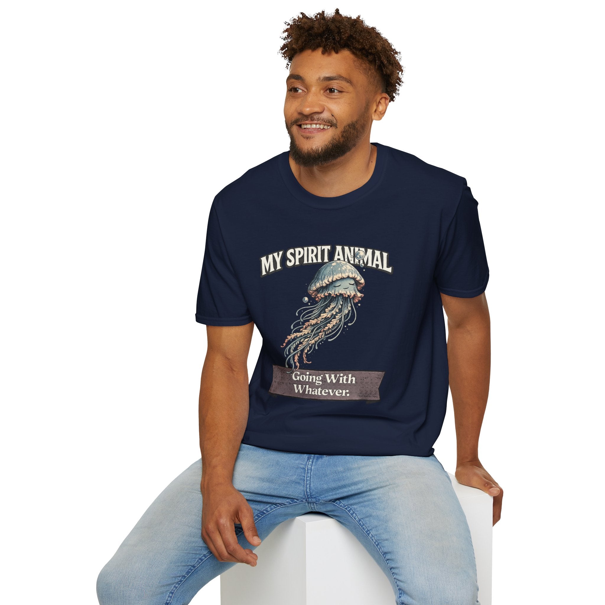 "My Spirit Animal: Jellyfish (Going With Whatever)" T-Shirt