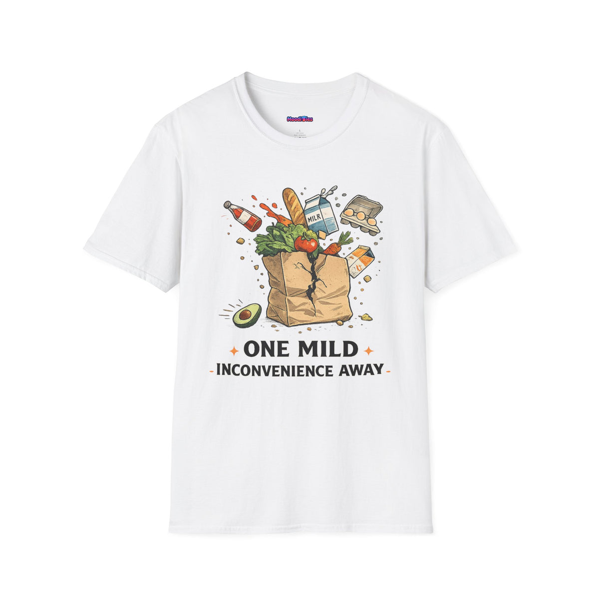 Exploding Grocery Bag T-Shirt