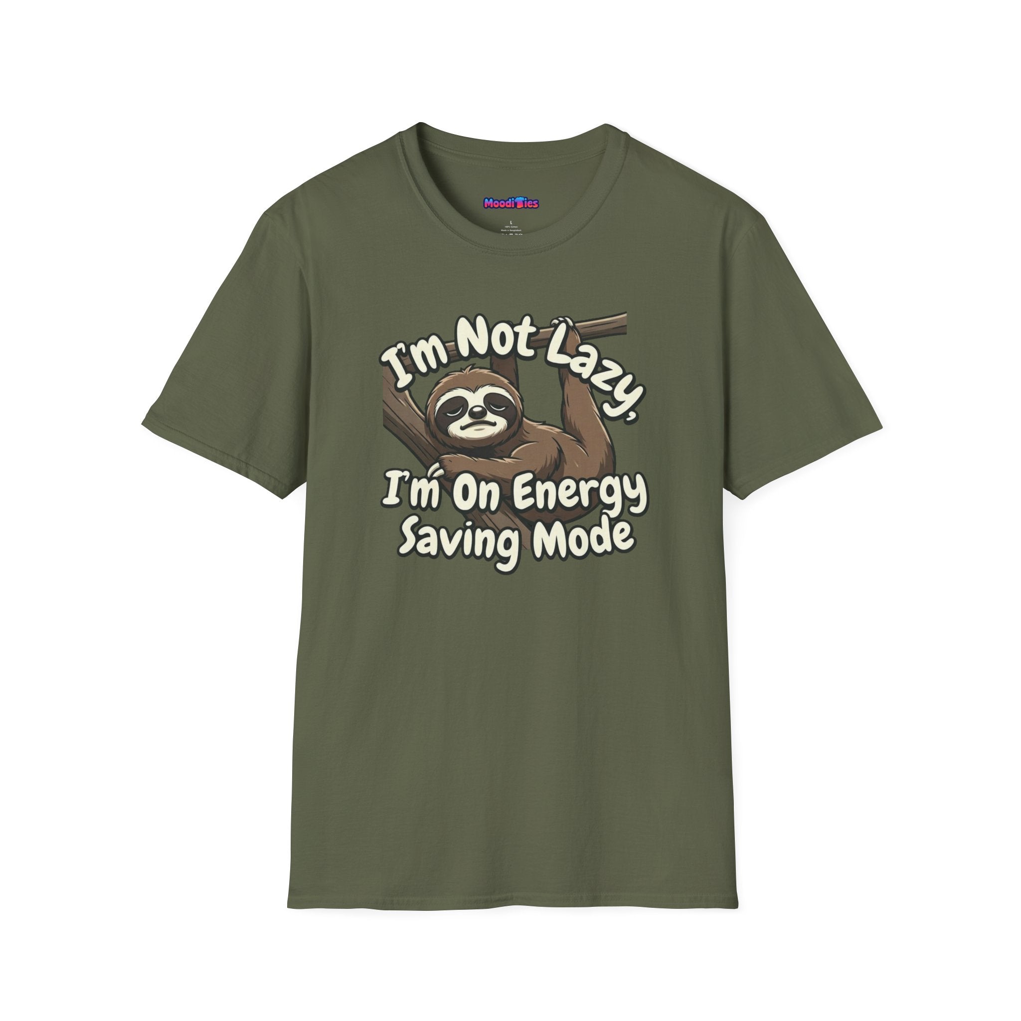 "I'm Not Lazy, I'm On Energy Saving Mode" Sloth T-Shirt