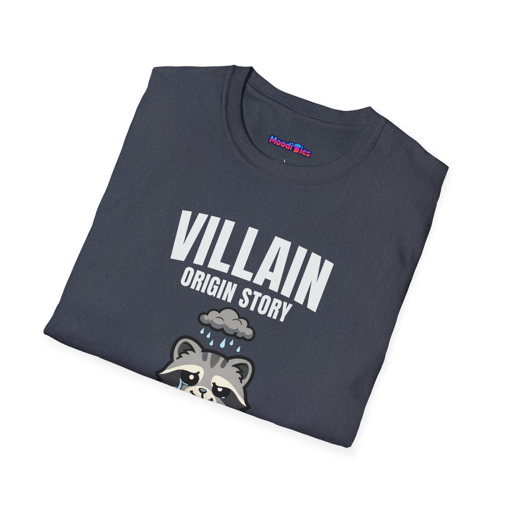 "Villain Origin Story: One Bad Day" Raccoon T-Shirt