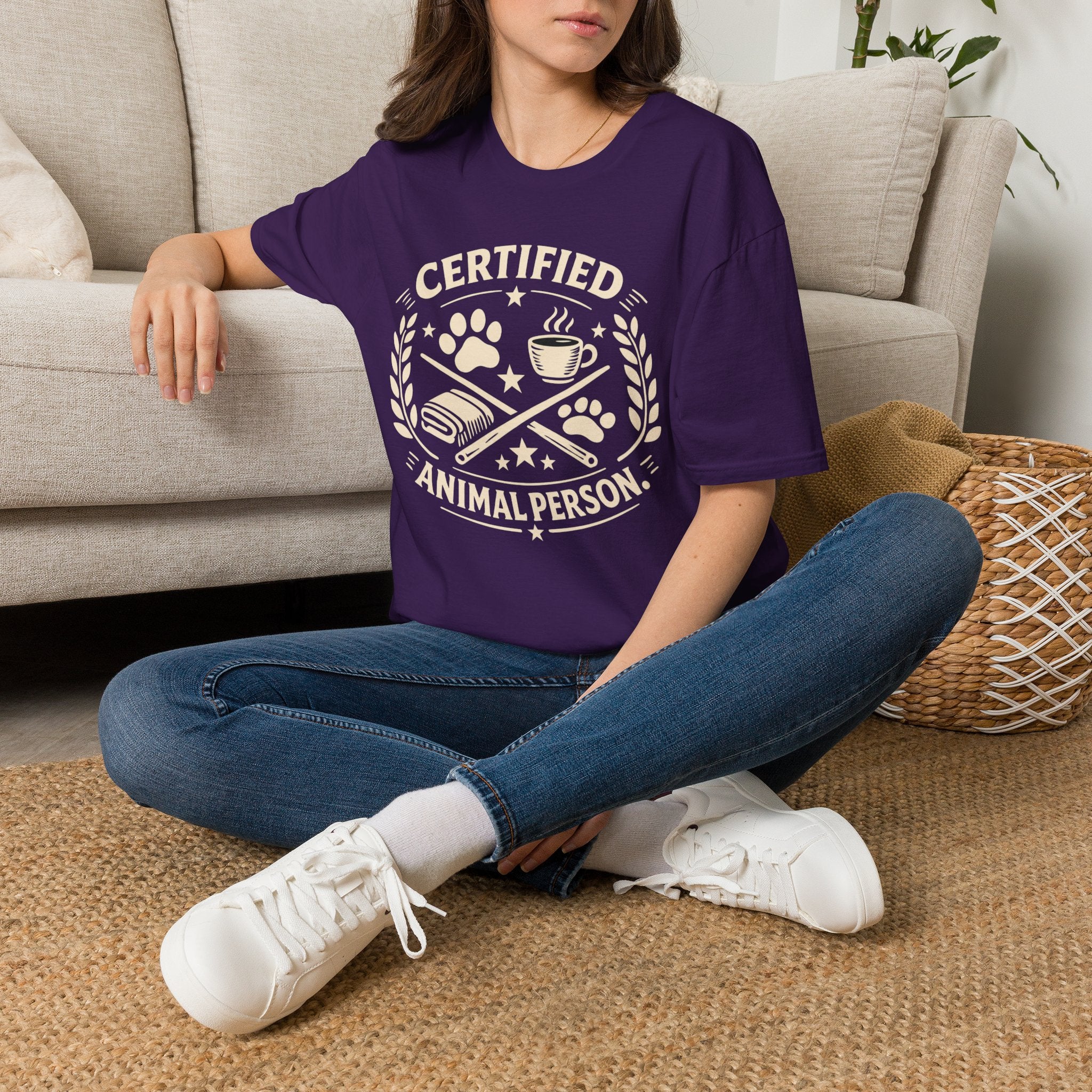 “Certified Animal Person” T-Shirt