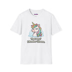 "Therapy? I Prefer Chaos." Unicorn T-Shirt