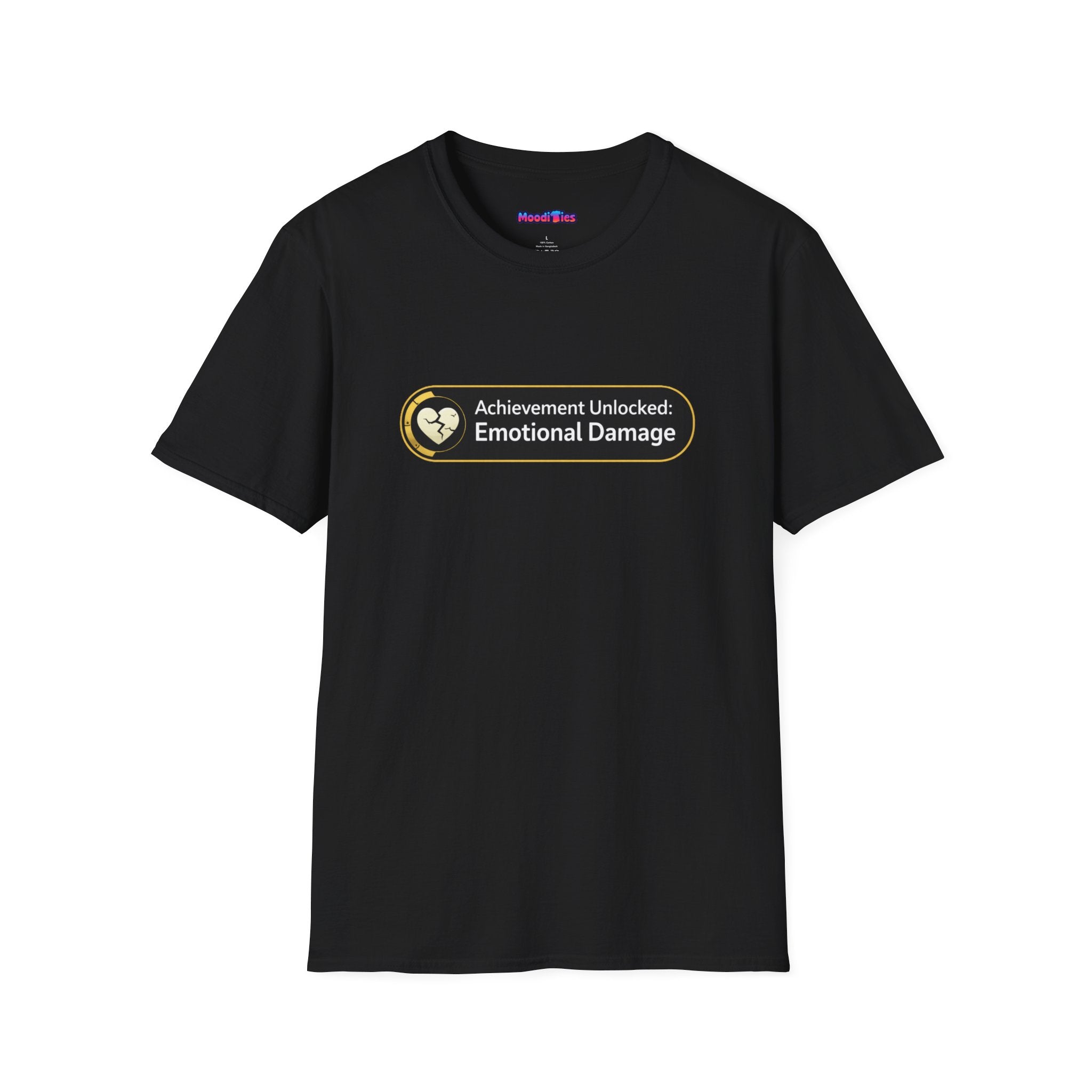 "Achievement Unlocked: Emotional Damage” Funny Graphic T-Shirt