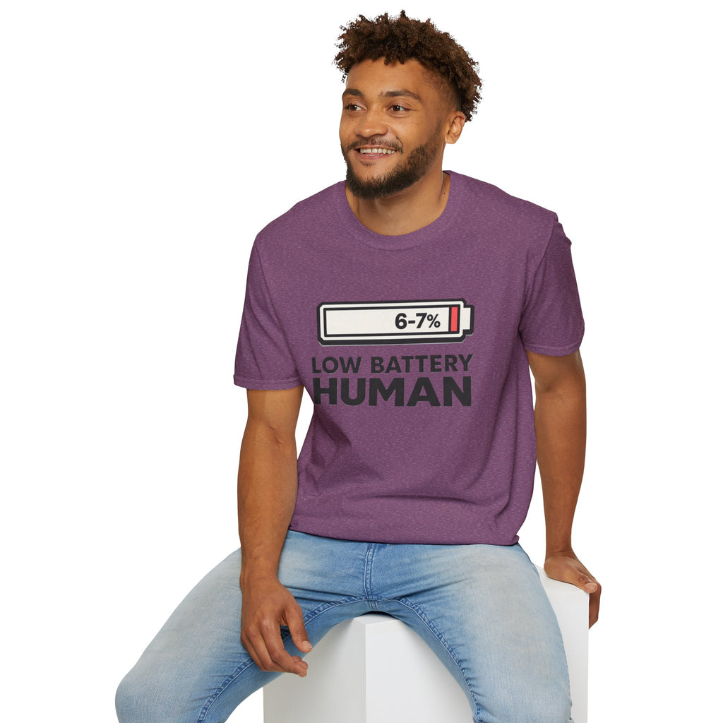 "Low Battery Human" T-Shirt