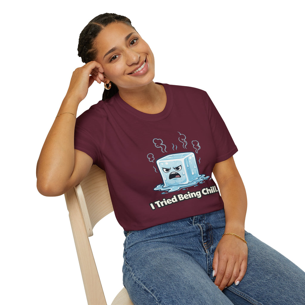 "I Tried Being Chill" Steaming Ice Cube T-Shirt