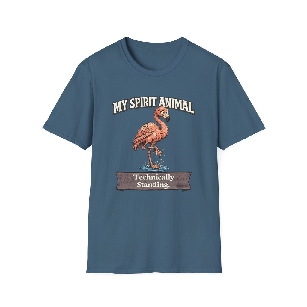 "My Spirit Animal: Flamingo (Technically Standing)" T-Shirt