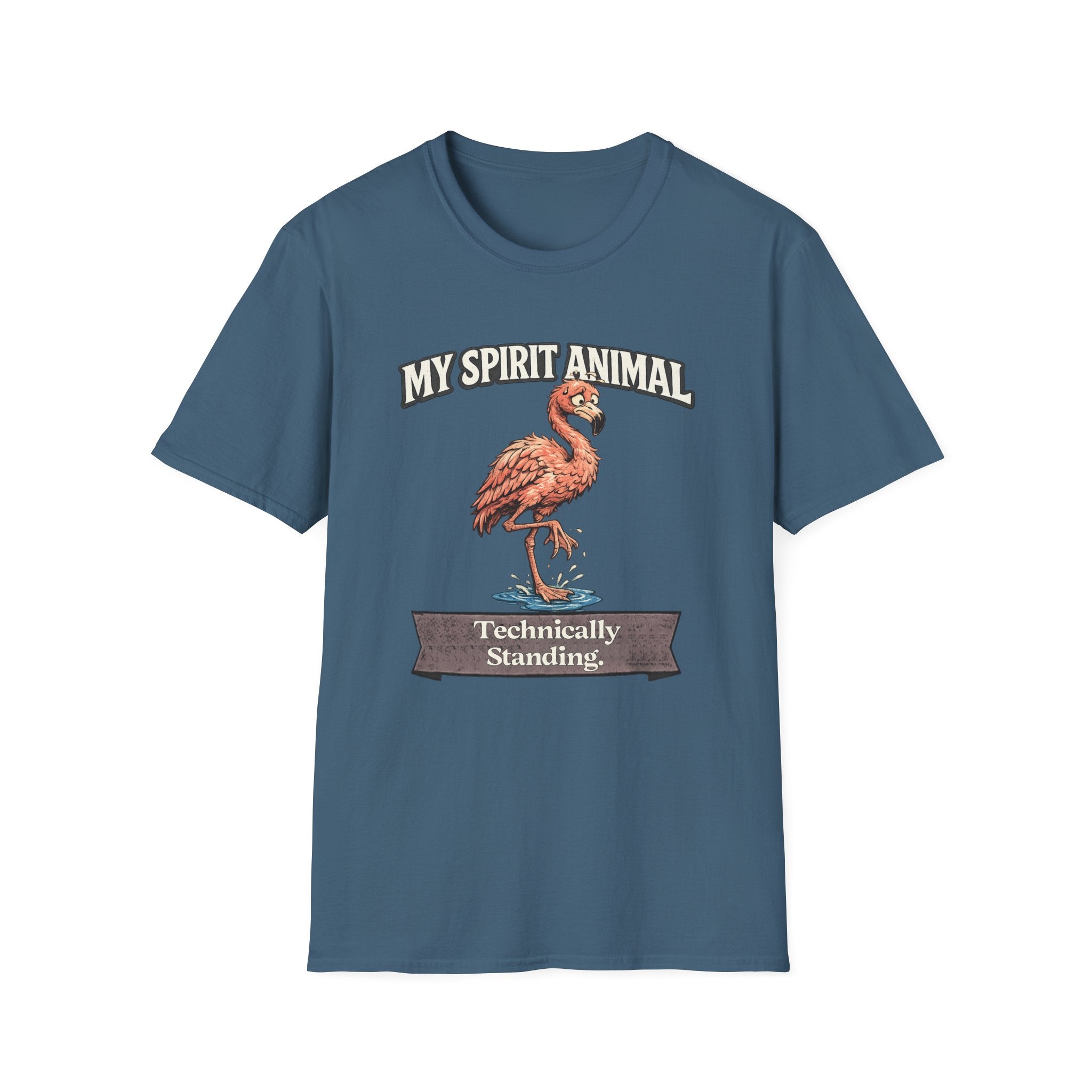 "My Spirit Animal: Flamingo (Technically Standing)" T-Shirt