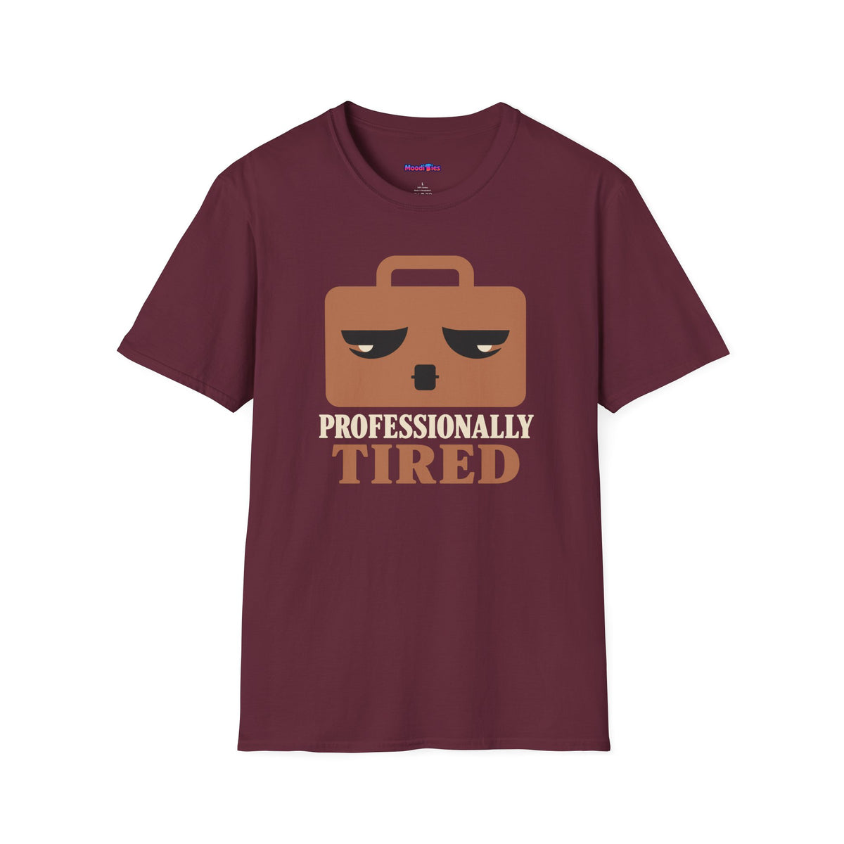 “Professionally Tired” Sleepy Briefcase T-Shirt