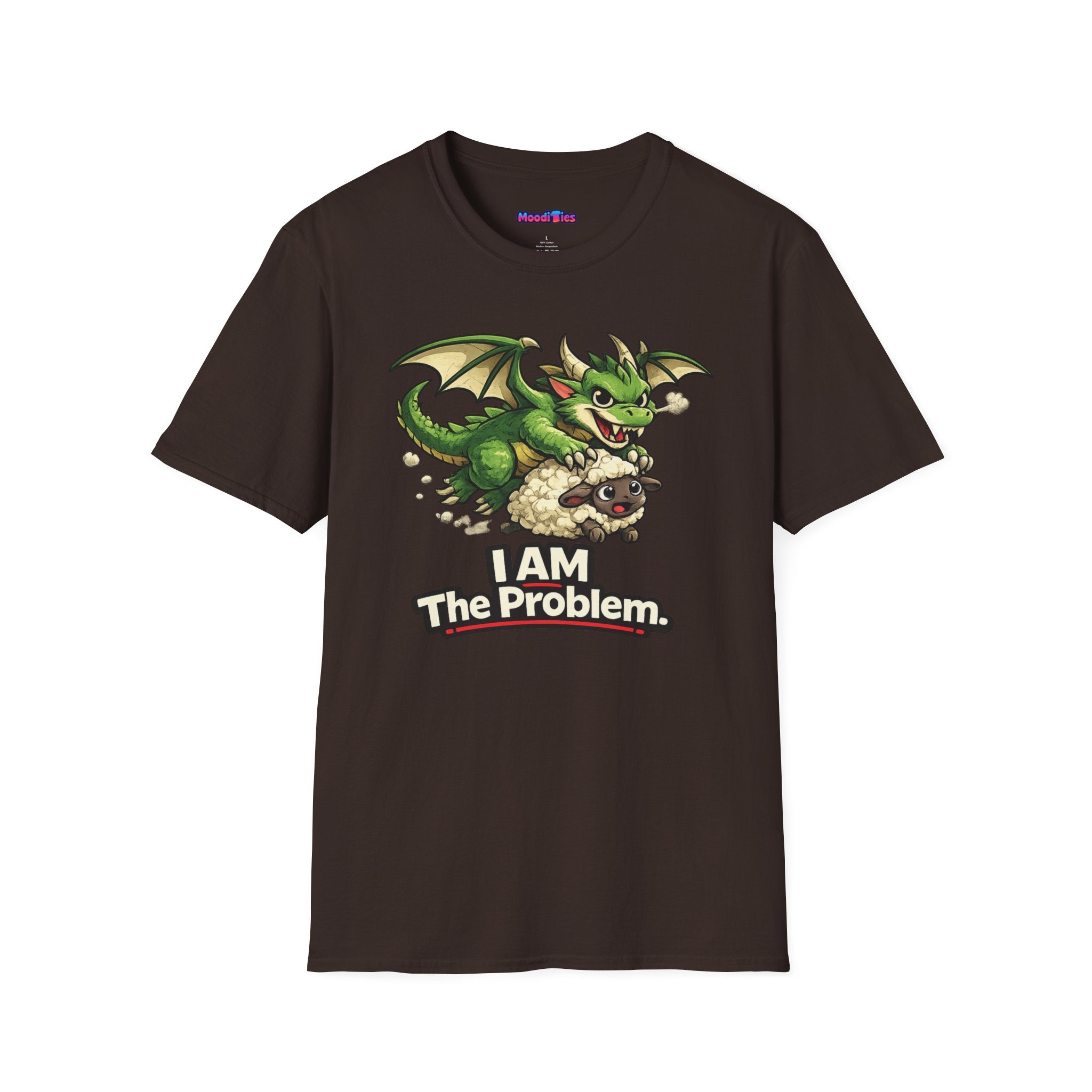 "I AM The Problem" Dragon Stealing Sheep T-Shirt