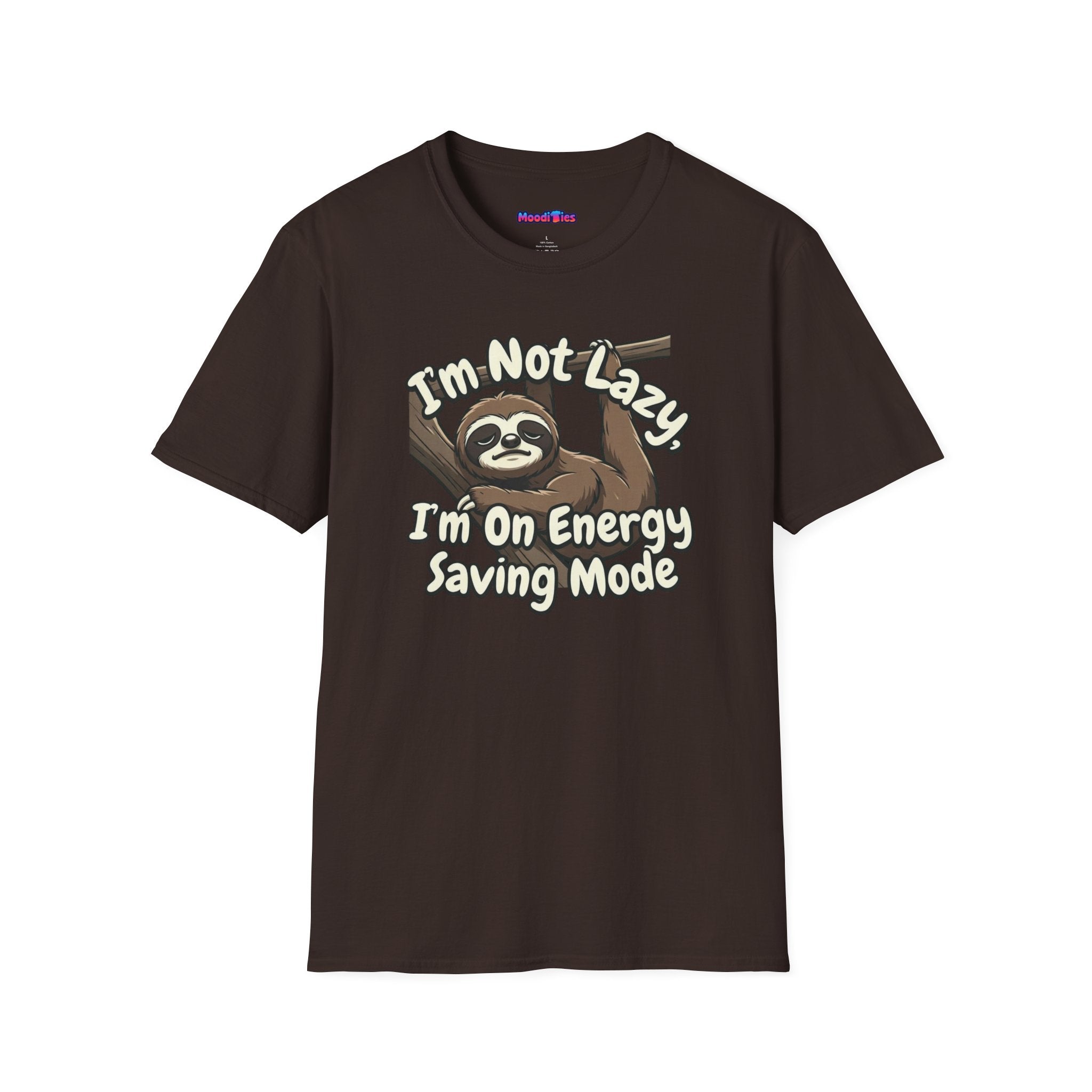 "I'm Not Lazy, I'm On Energy Saving Mode" Sloth T-Shirt