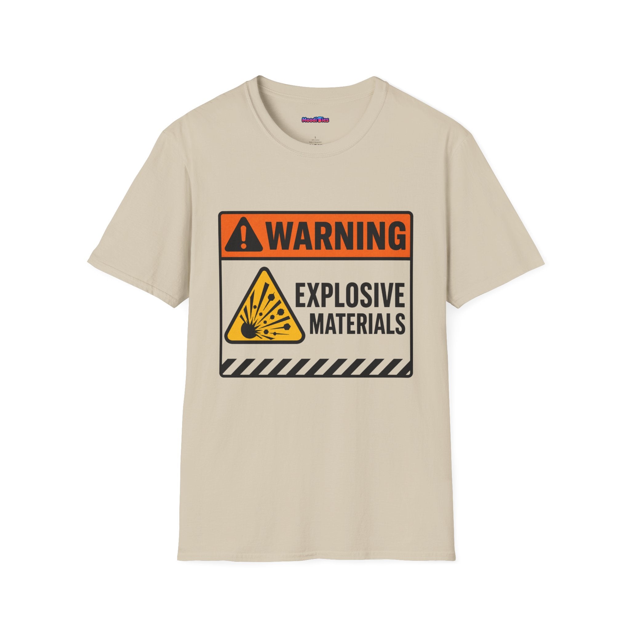"Warning: Explosive Materials" Warning Sign T-Shirt