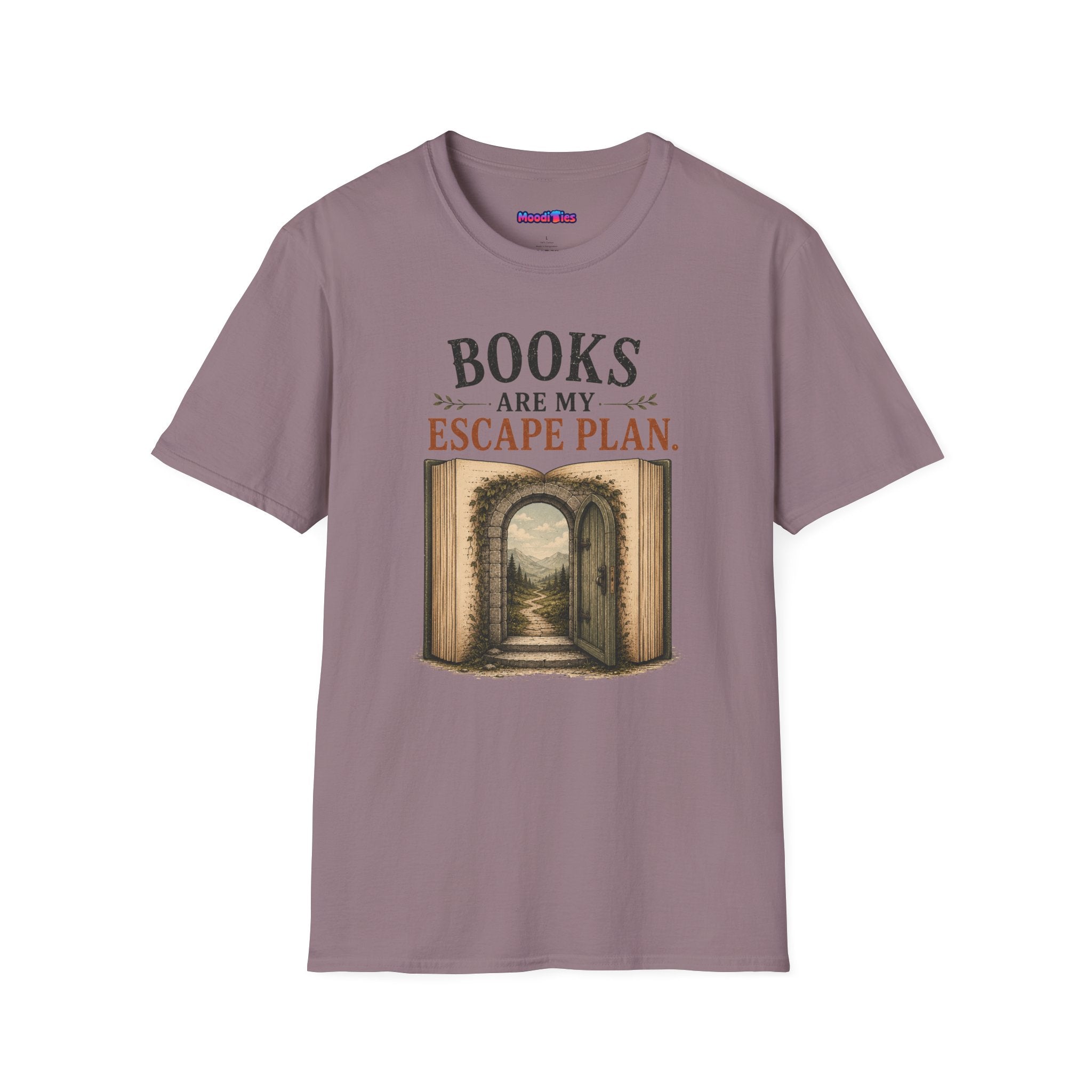 "Books Are My Escape Plan." Book Portal T-Shirt