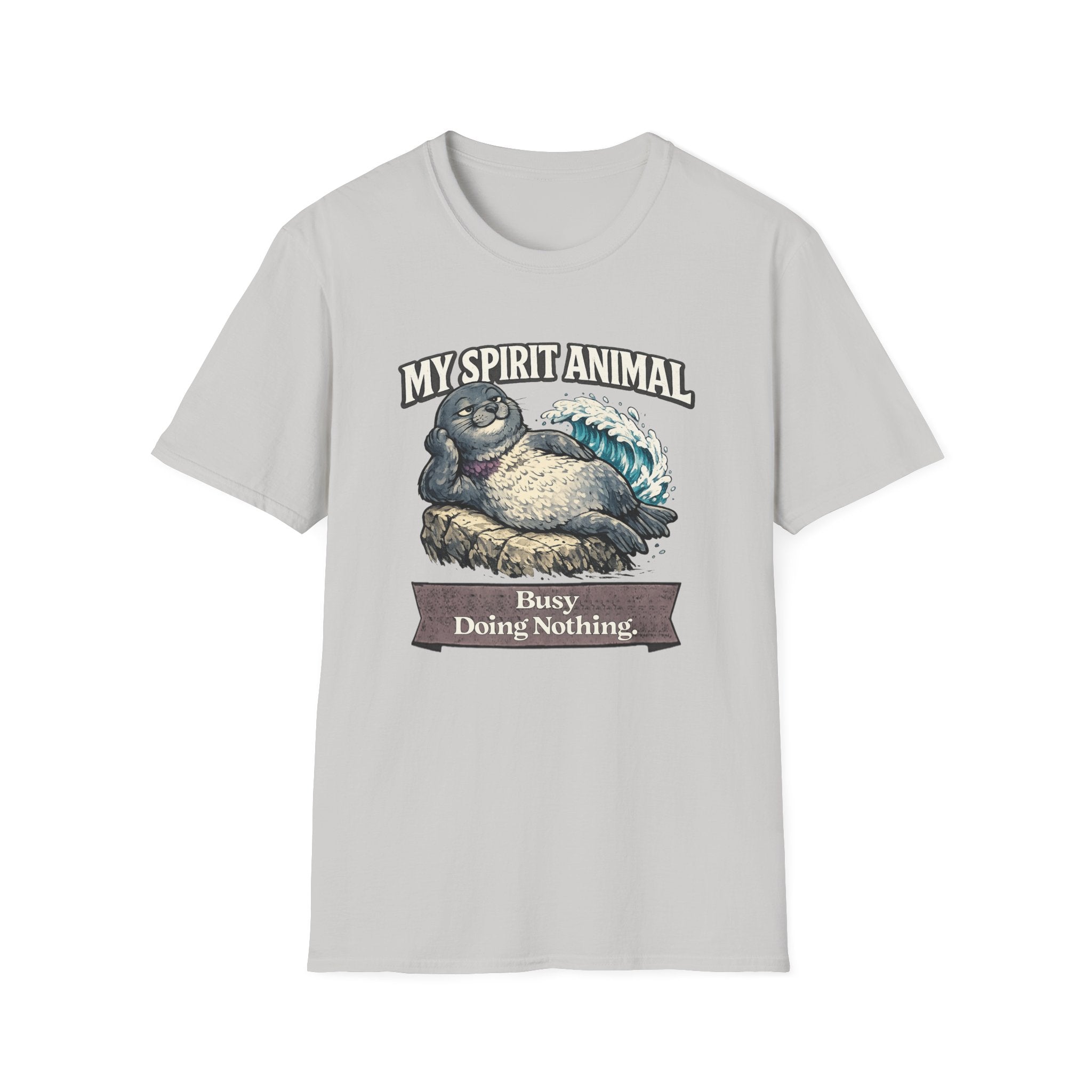 "My Spirit Animal: Seal (Busy Doing Nothing)" T-Shirt