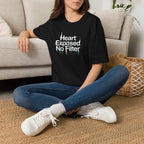 "Heart Exposed No Filter" Graphic T-Shirt