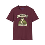 "Emotionally Unavailable But Hilarious" Snake T-Shirt