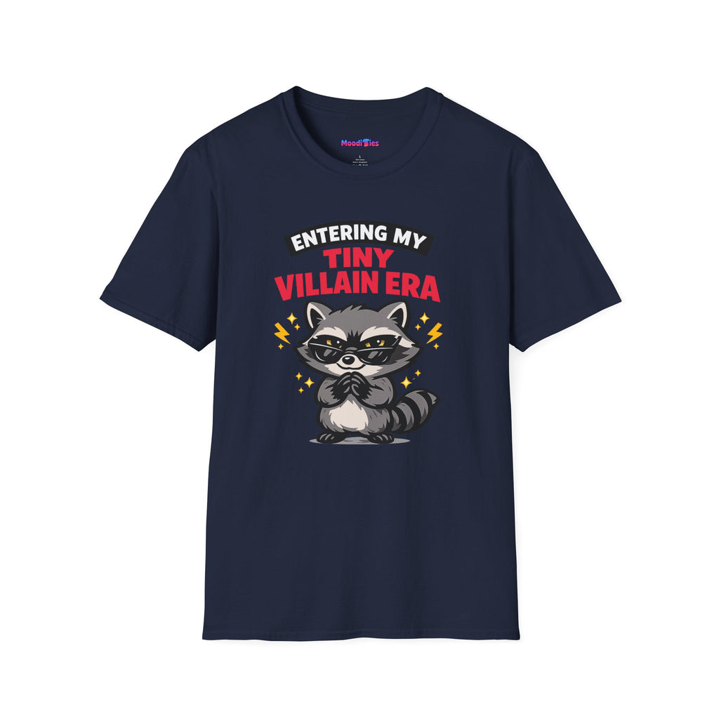 "Entering My Tiny Villain Era" Naughty Raccoon T-Shirt
