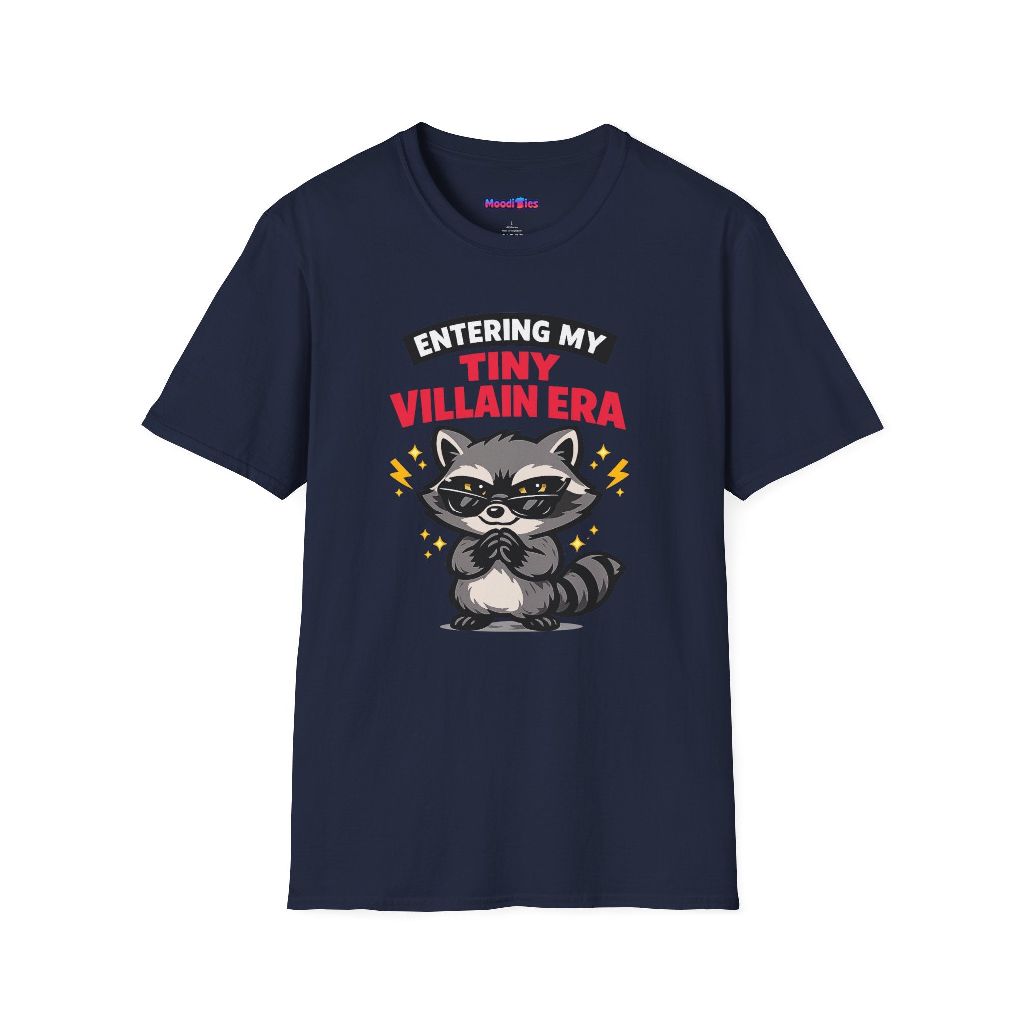"Entering My Tiny Villain Era" Naughty Raccoon T-Shirt