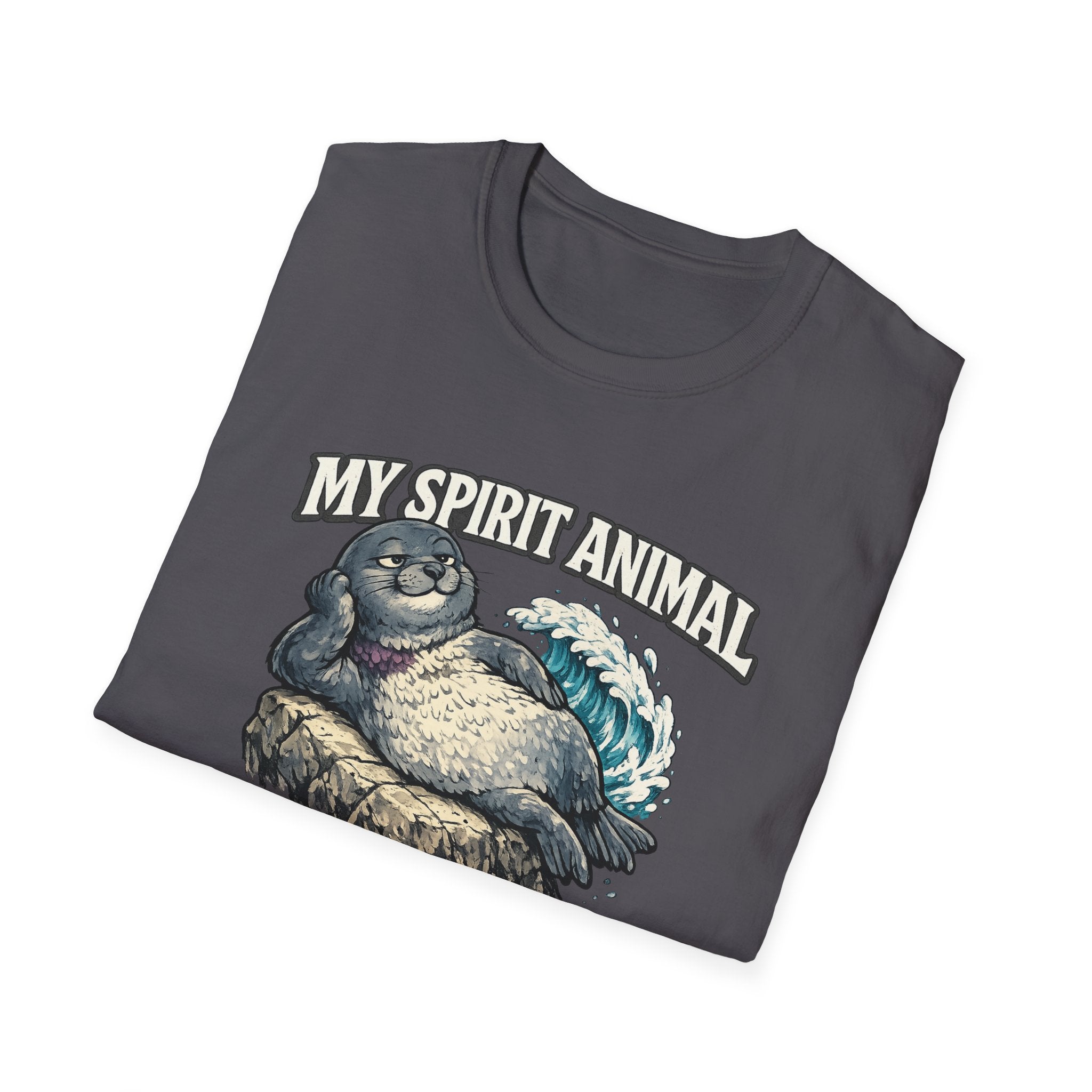 "My Spirit Animal: Seal (Busy Doing Nothing)" T-Shirt