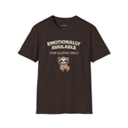 "Emotionally Available (For Sloths Only)" Cute Sloth T-Shirt