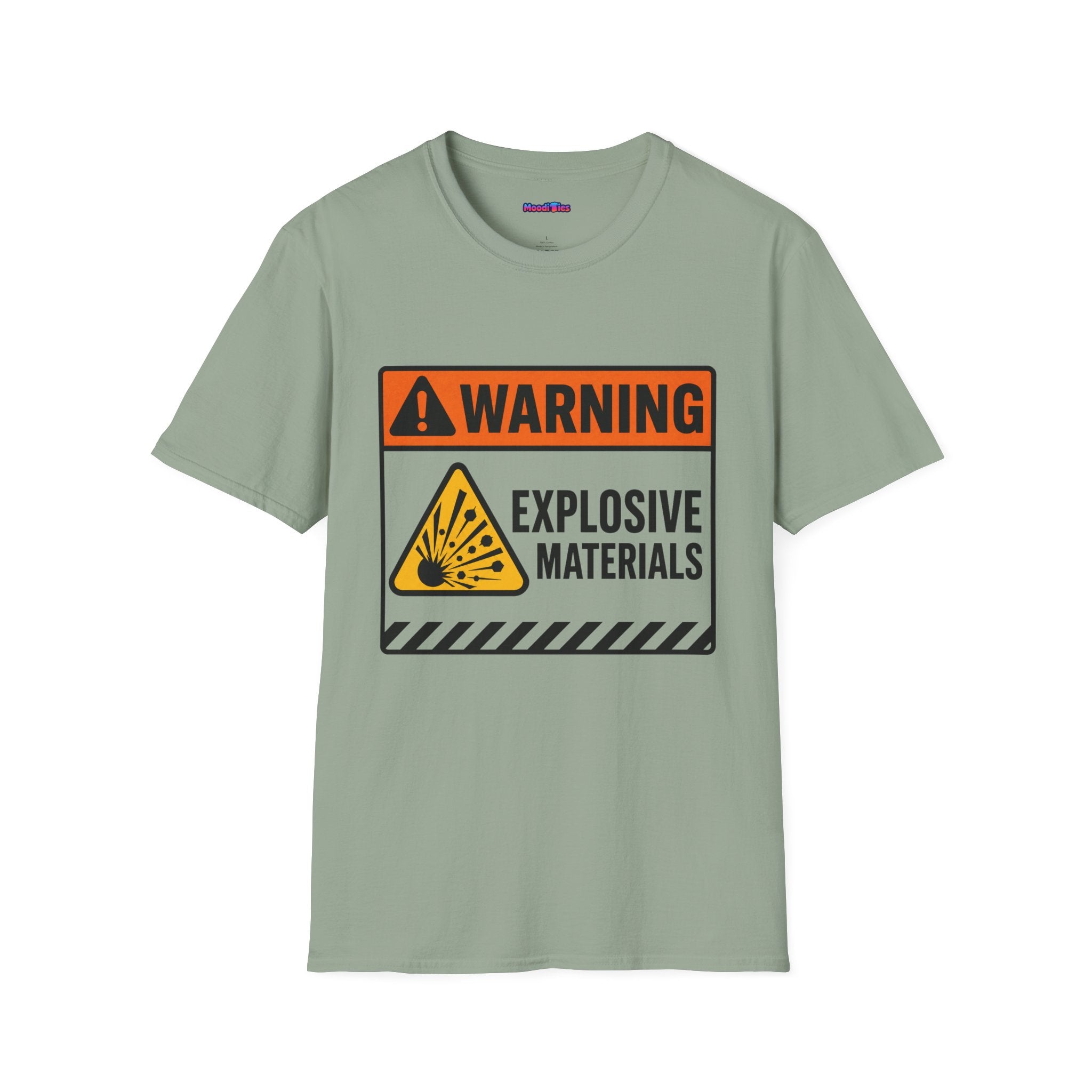 "Warning: Explosive Materials" Warning Sign T-Shirt