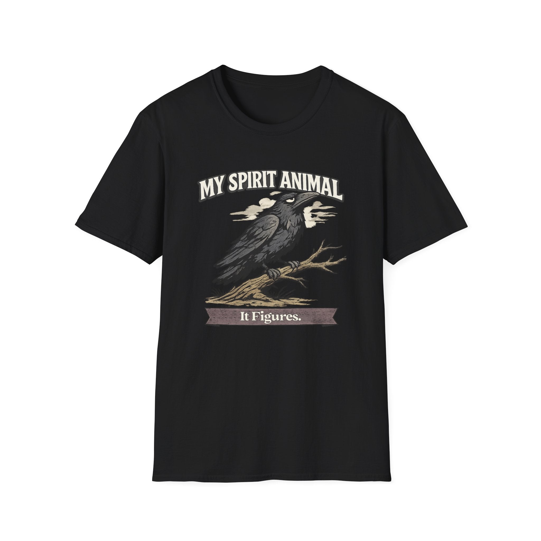 "My Spirit Animal: Raven (It Figures)" T-Shirt