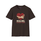 "Healing, But Make It Ironic" Bandaged Heart T-Shirt