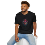 Entangled Heart T-Shirt — X-Ray Anatomical Heart Graphic Tee