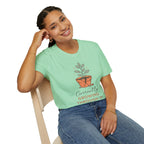 "Currently Growing Through It" Broken Potted Plant T-Shirt