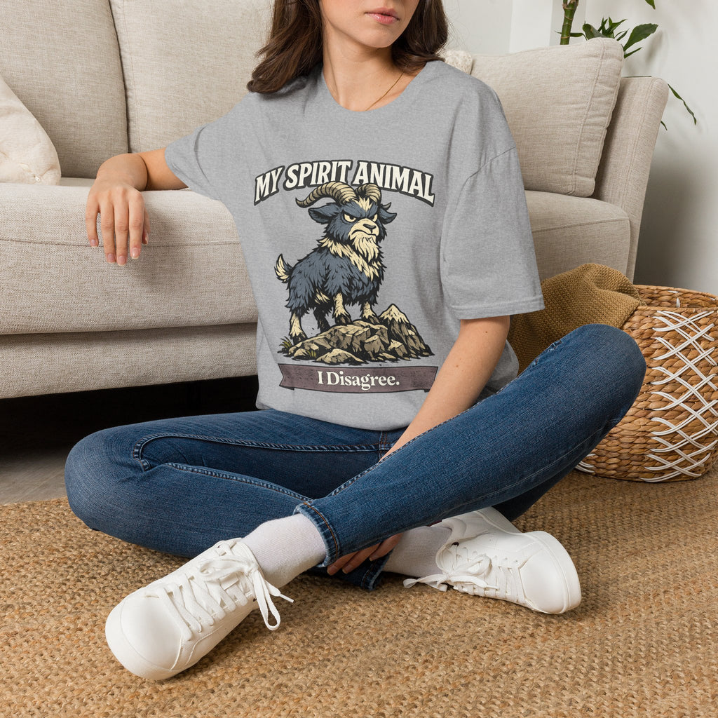 "My Spirit Animal: Goat (I Disagree)" T-Shirt