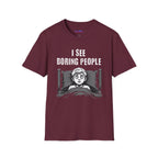 "I See Boring People" Spooked Boy T-Shirt
