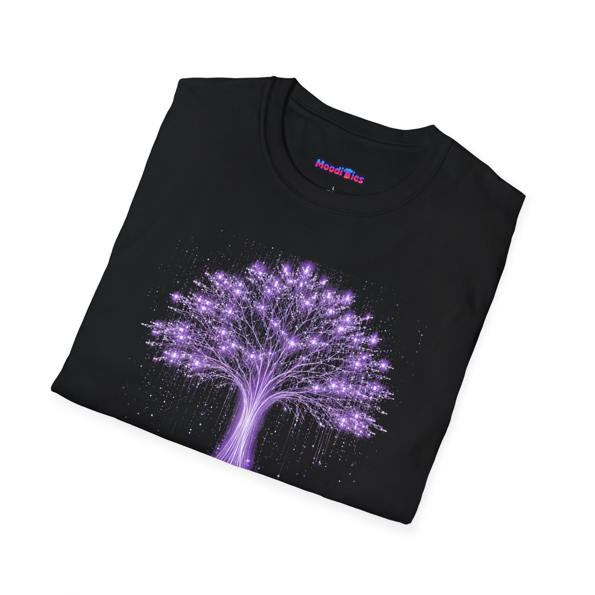 Digital Tree of Life (Purple) Graphic T-Shirt
