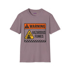 "Warning: Hazardous Fumes" Warning Sign T-Shirt
