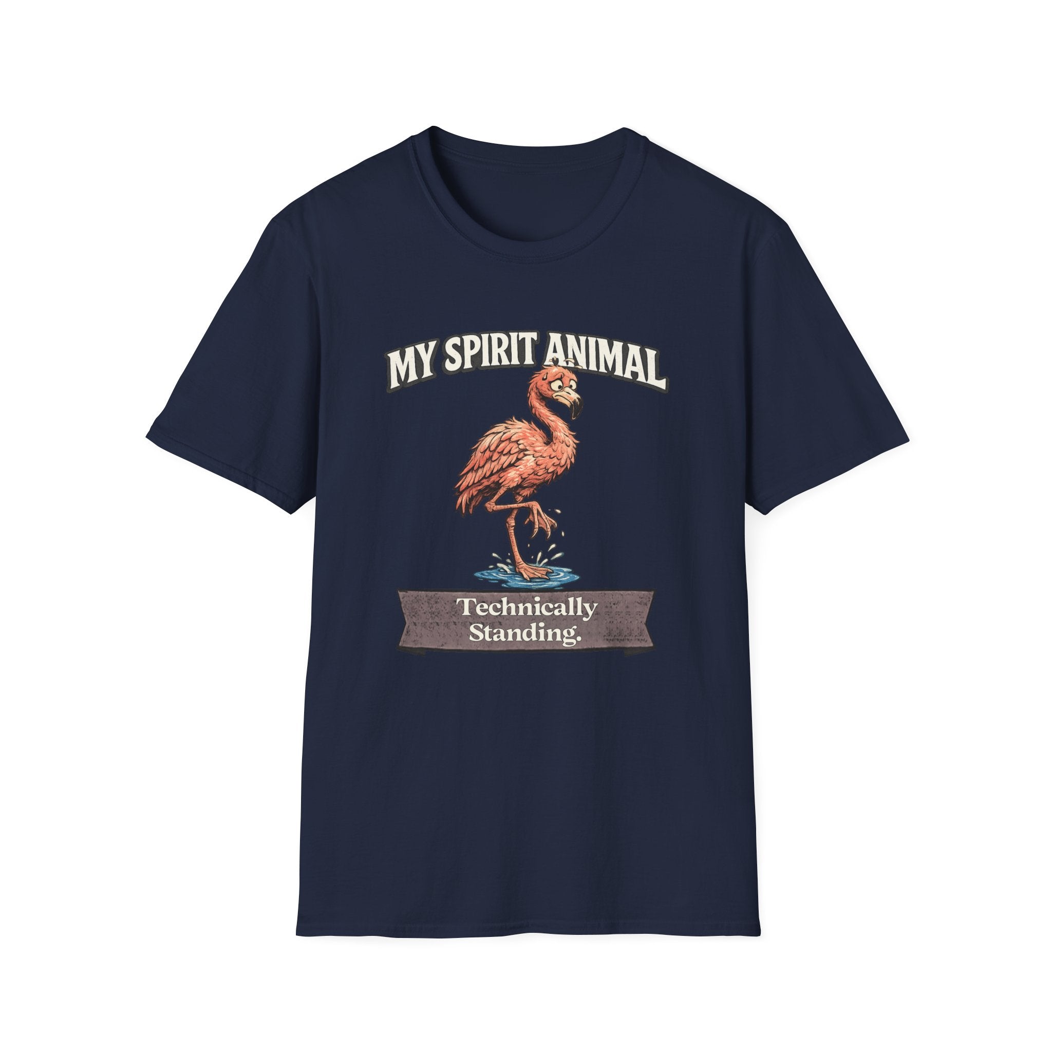"My Spirit Animal: Flamingo (Technically Standing)" T-Shirt