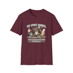 "My Spirit Animal: Raccoon (Making Questionable Decisions)" T-Shirt